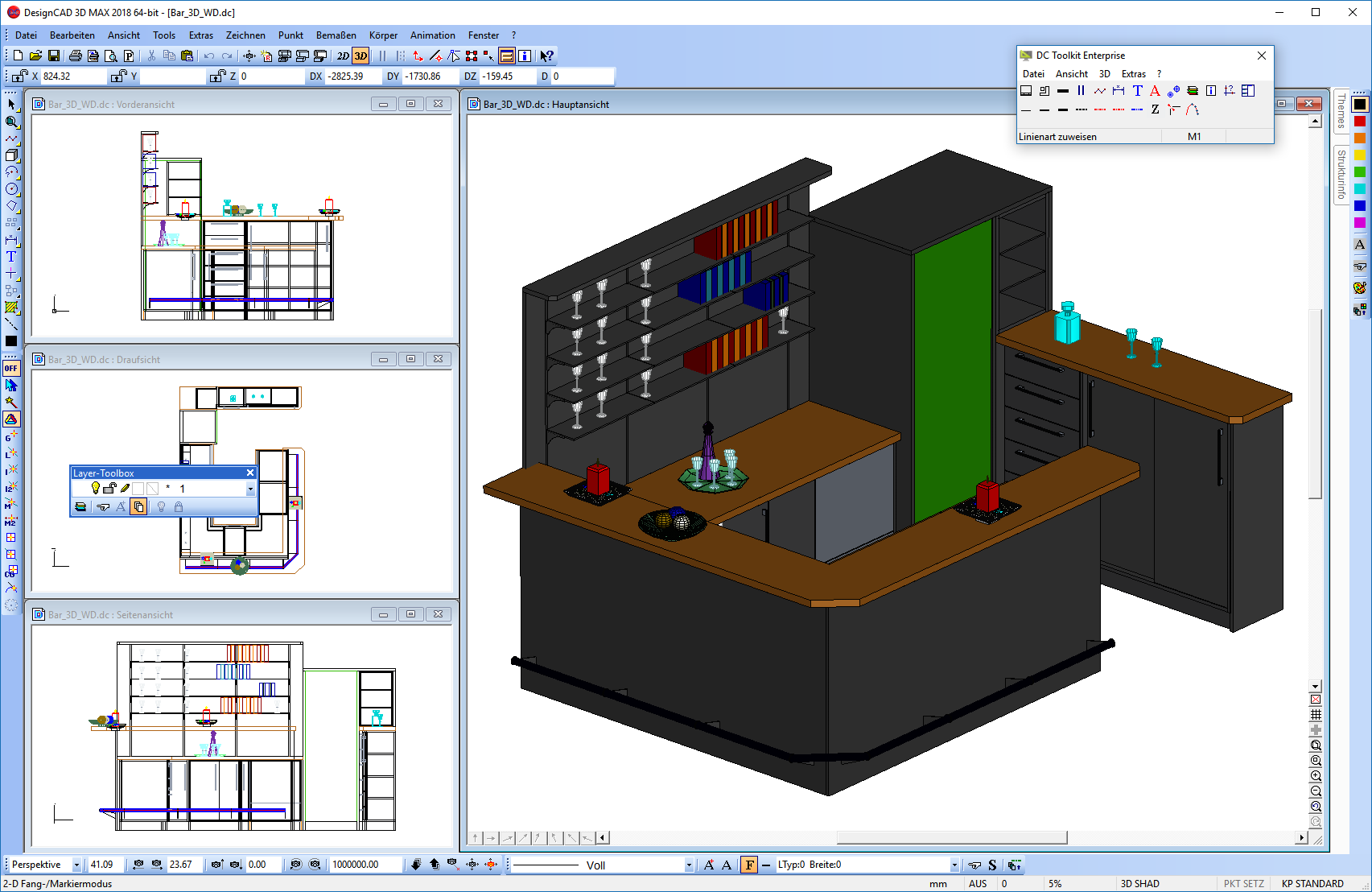 DesignCAD Tischler