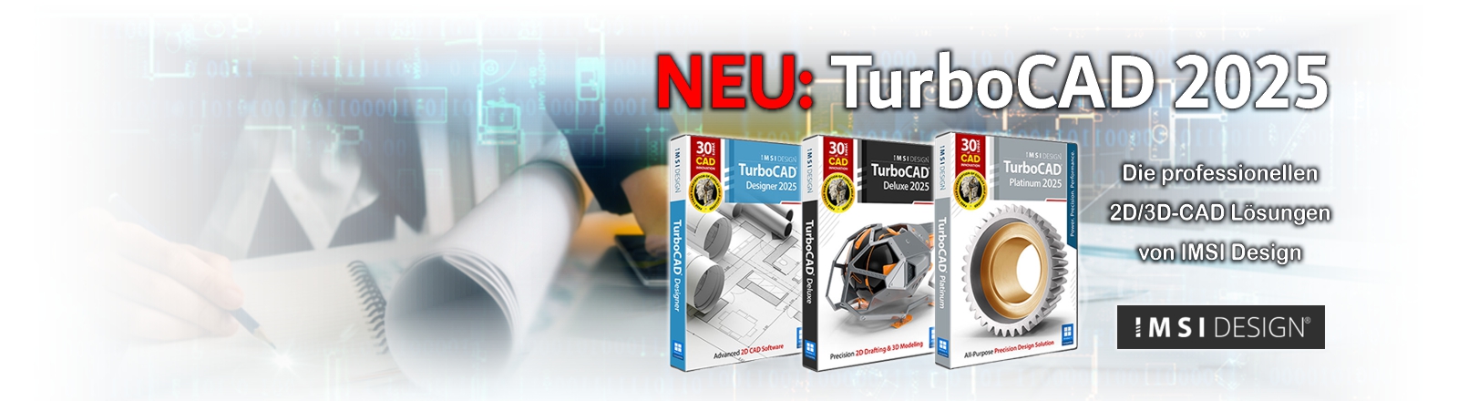 Die TurboCAD Produktfamilie