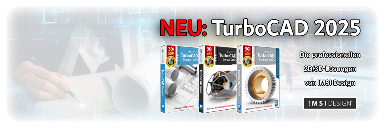 Die TurboCAD Produktfamilie