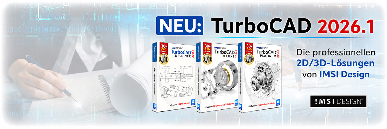 Die TurboCAD Produktfamilie