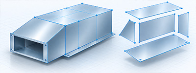 3D-Flächenmodellierung